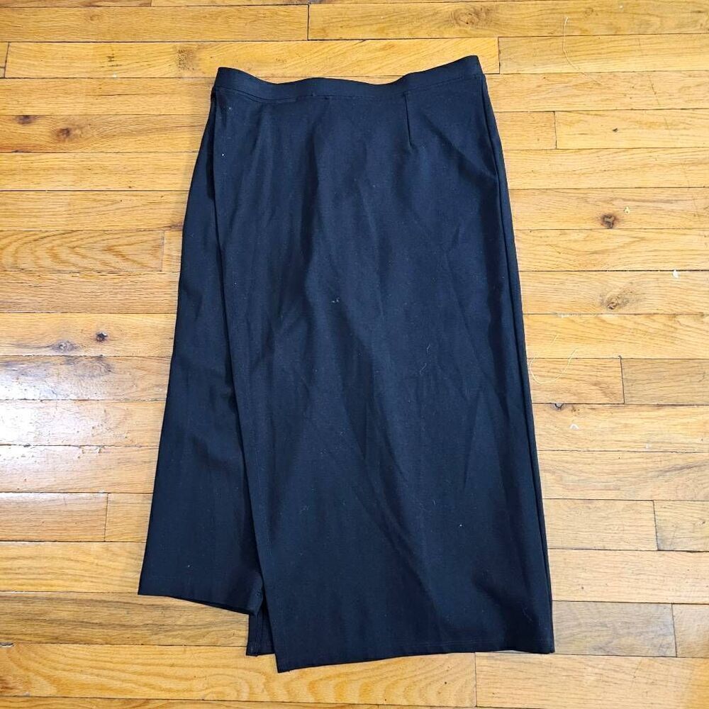 Betabrand Black Ponte Skirt Pants Medium Petite - Picture 2 of 7